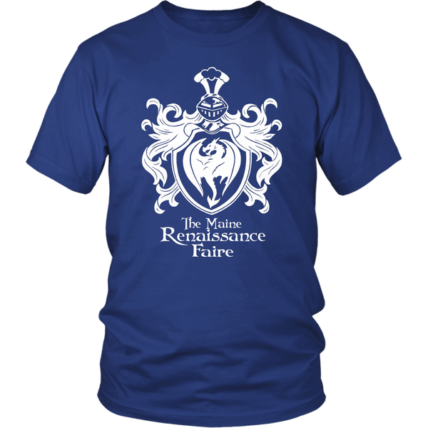 The Official Maine Renaissance Faire Tee Shirt in Blue