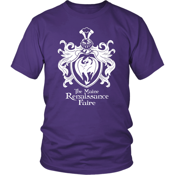 The Official Maine Renaissance Faire Tee Shirt in Purple